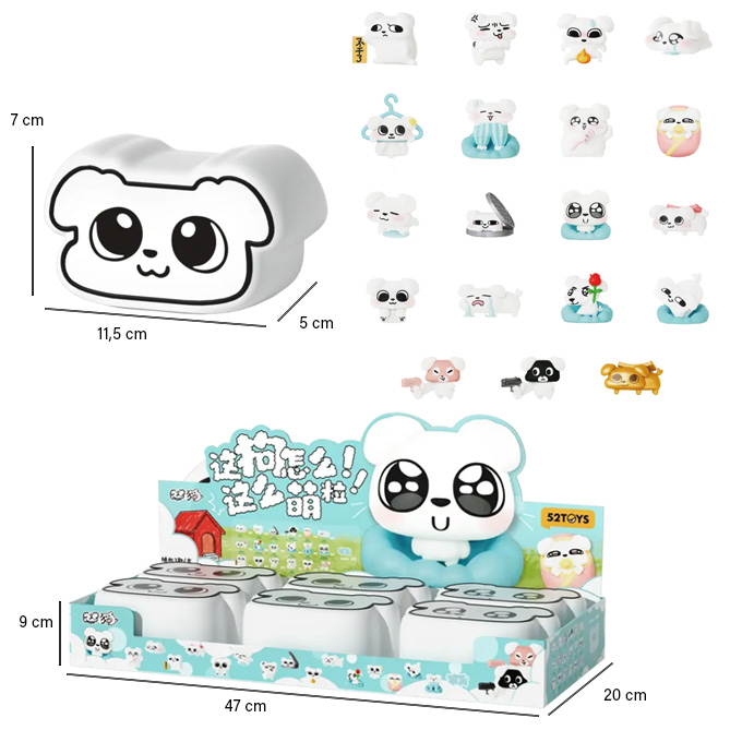 ZOGGY SO CUTE 5cm (3 personaggi per confezione) In Blind Box (20,5x6cm) In espo da 6pz 19ass…x6…x36
